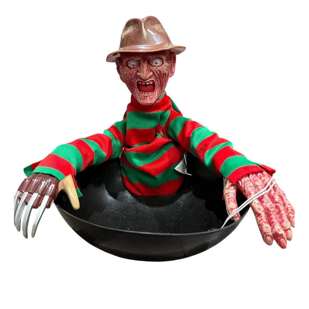 Vintage Freddy Krueger Animated Sound Candy Bowl